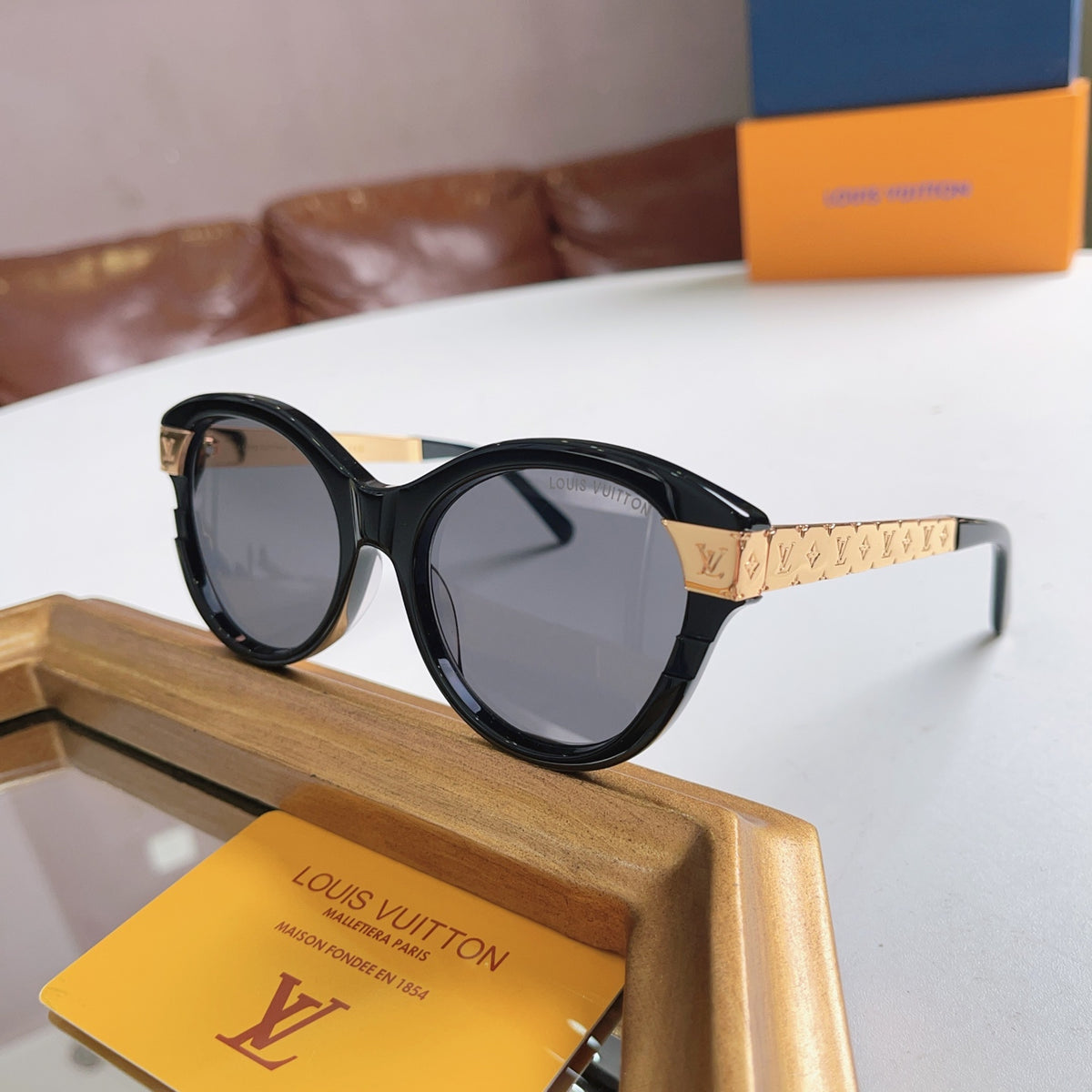 High-quality 8-color stylish round sunglasses