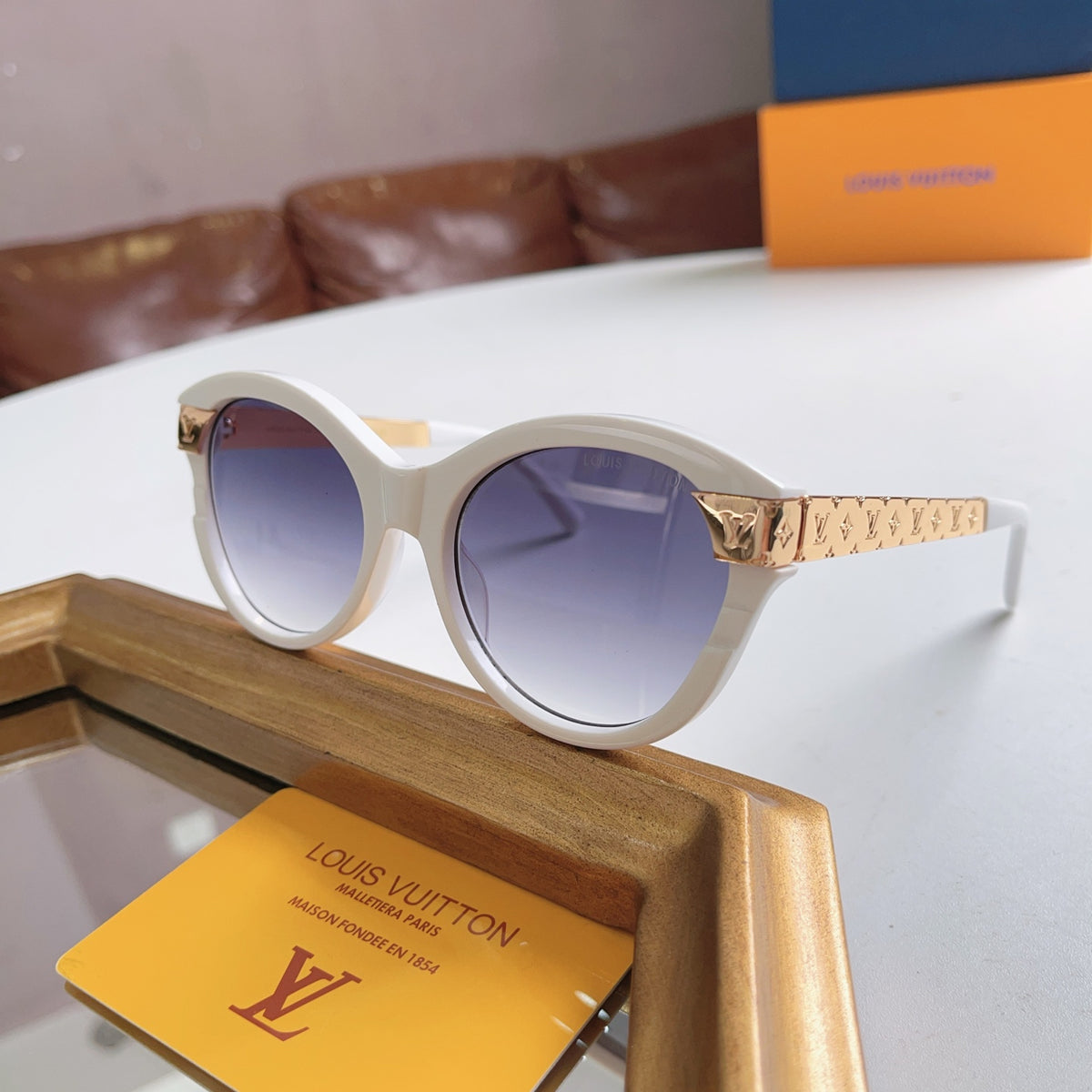 High-quality 8-color stylish round sunglasses