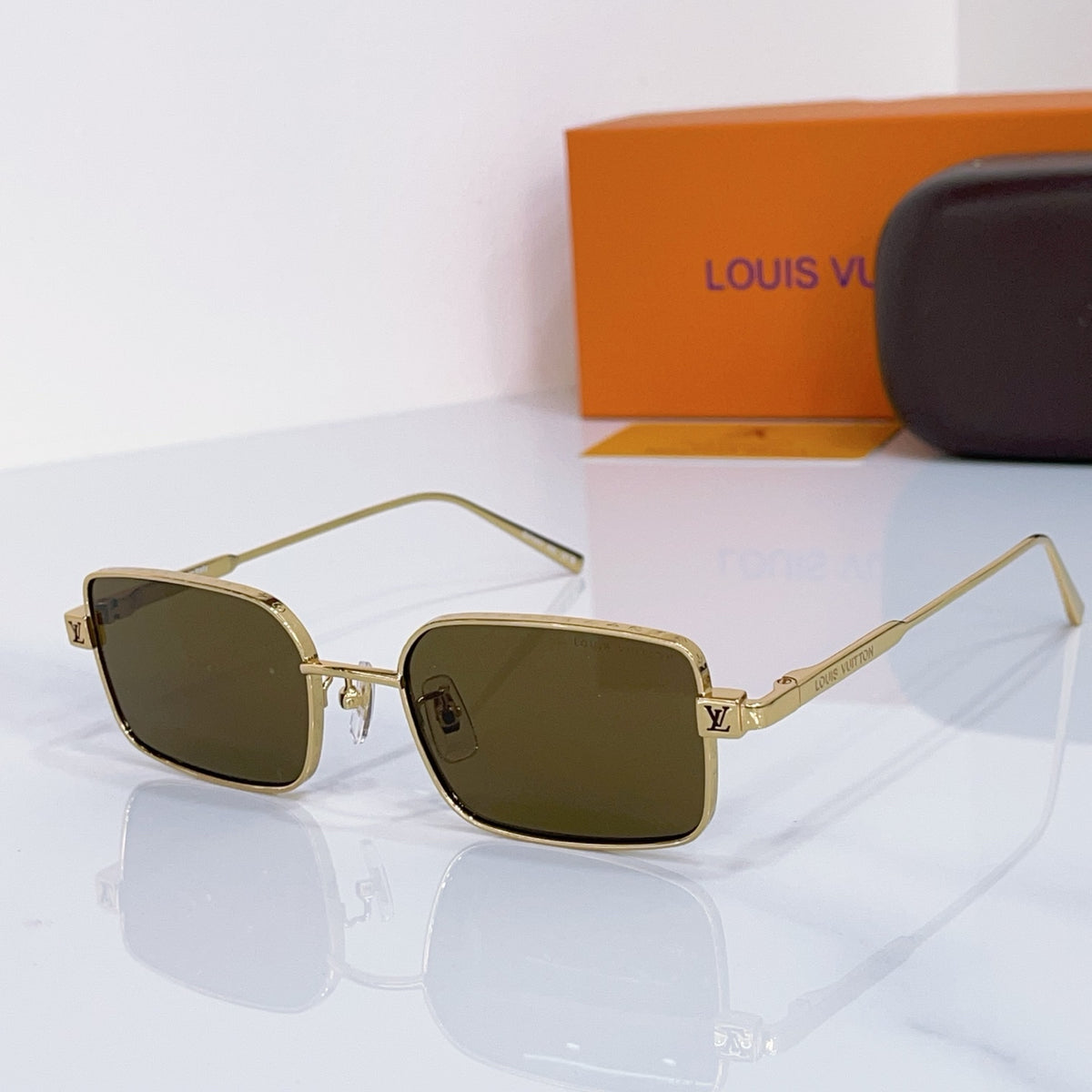 High-quality 6-color stylish square sunglasses