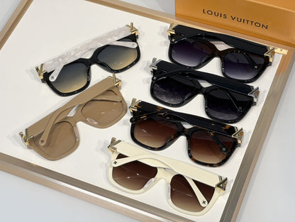 High-quality 6-color stylish square sunglasses
