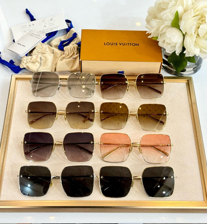 High-quality 8-color stylish square sunglasses