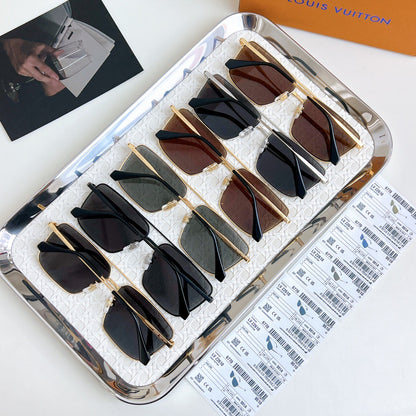 High-quality 6-color stylish square sunglasses