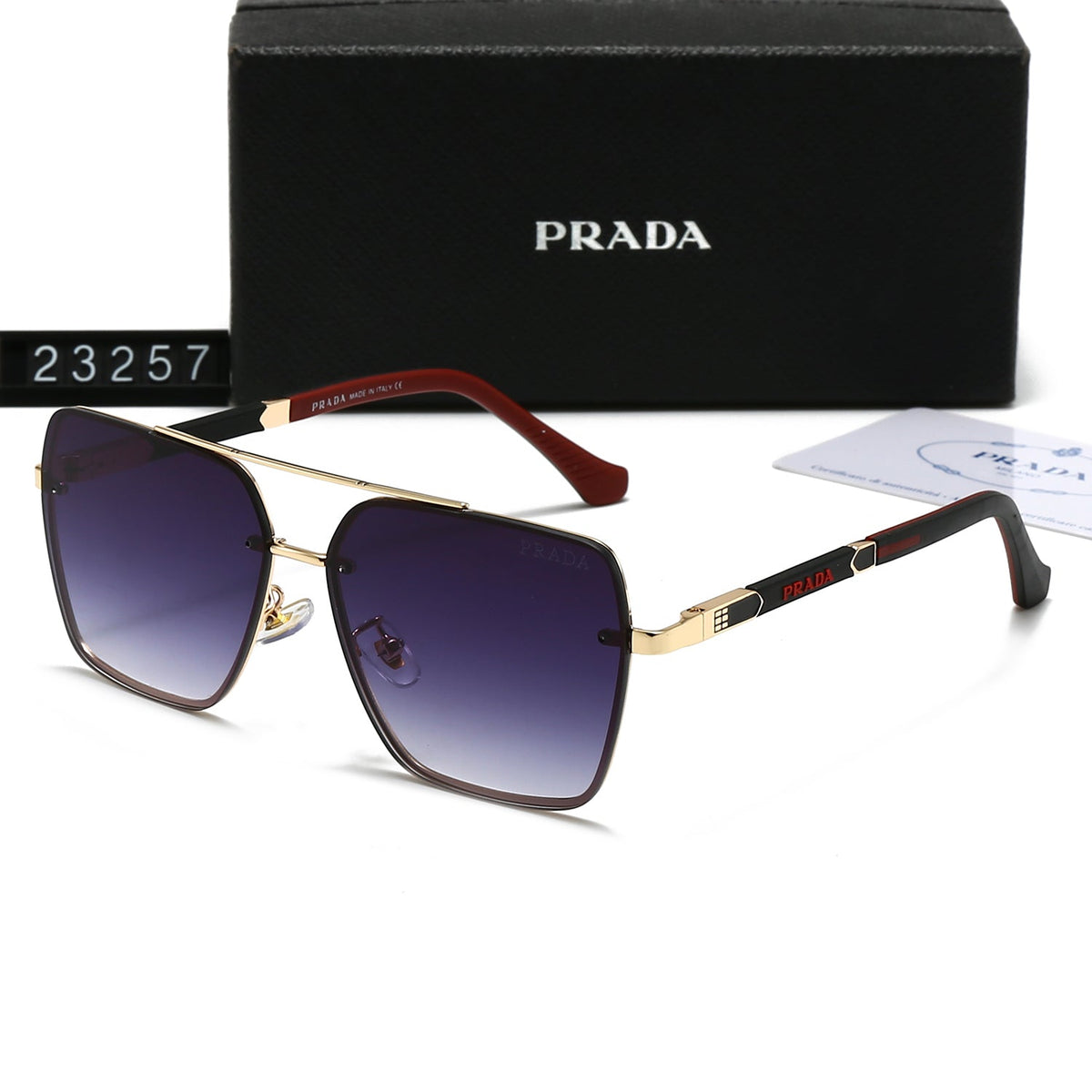 6 Colors Square Fashion Sunglasses—23257