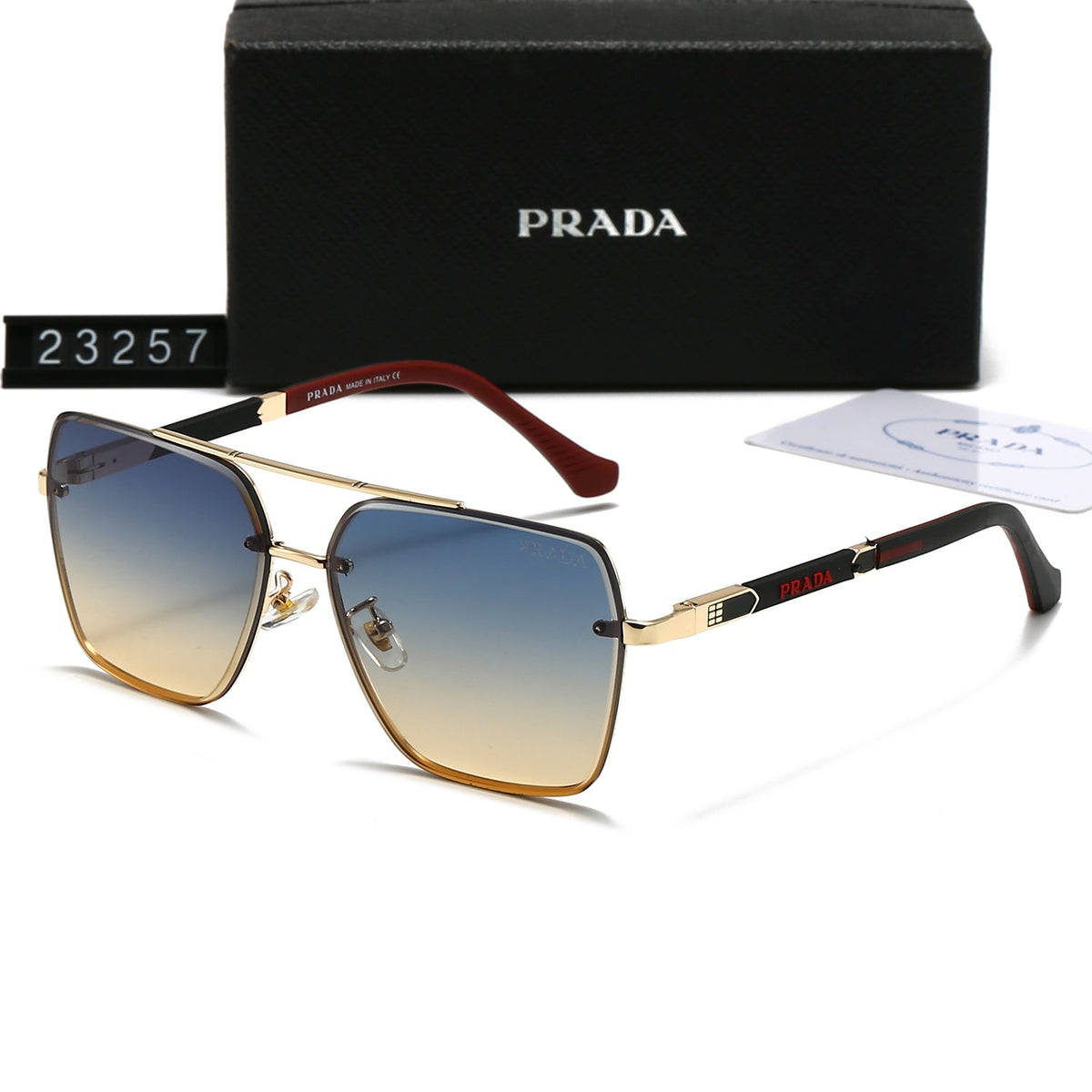 6 Colors Square Fashion Sunglasses—23257