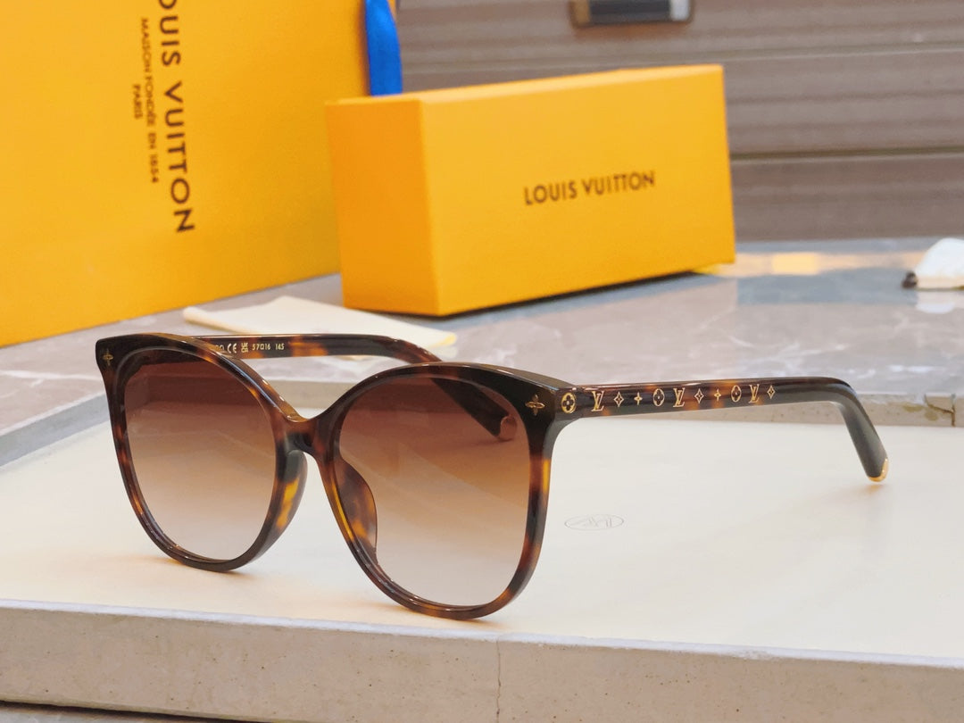 High-quality 4-color stylish round sunglasses