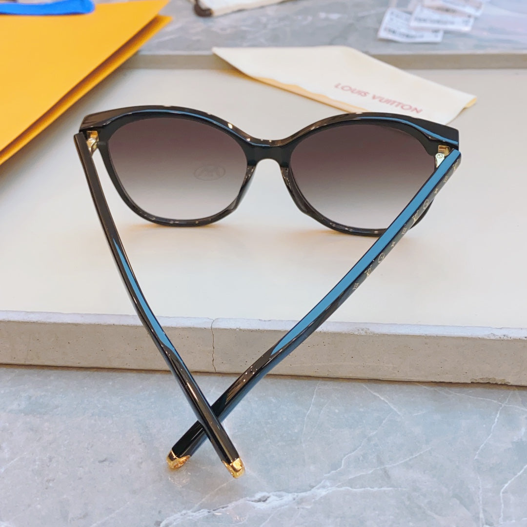 High-quality 4-color stylish round sunglasses