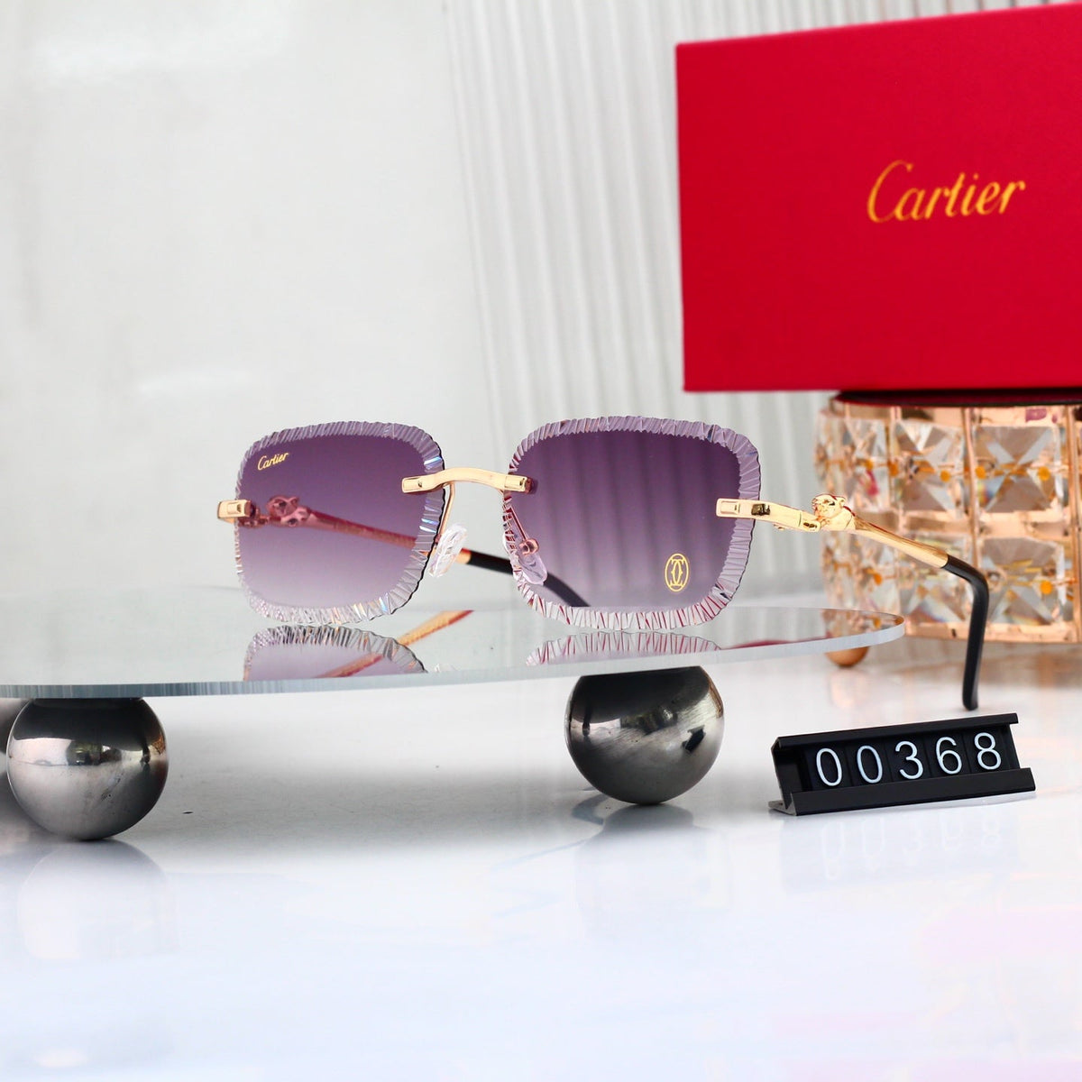 6 Colors Diamond Cut Fashion Sunglasses—00368