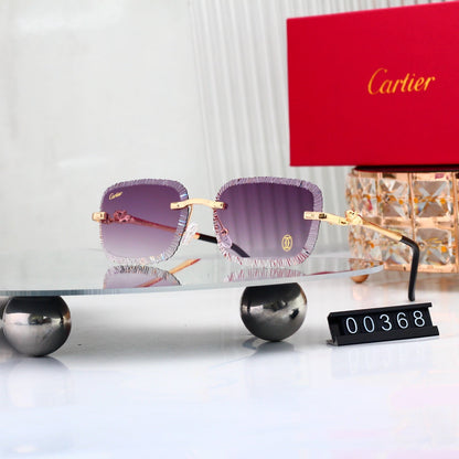 6 Colors Diamond Cut Fashion Sunglasses—00368