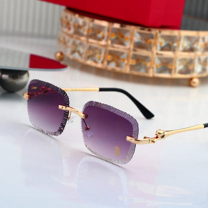 6 Colors Diamond Cut Fashion Sunglasses—00368
