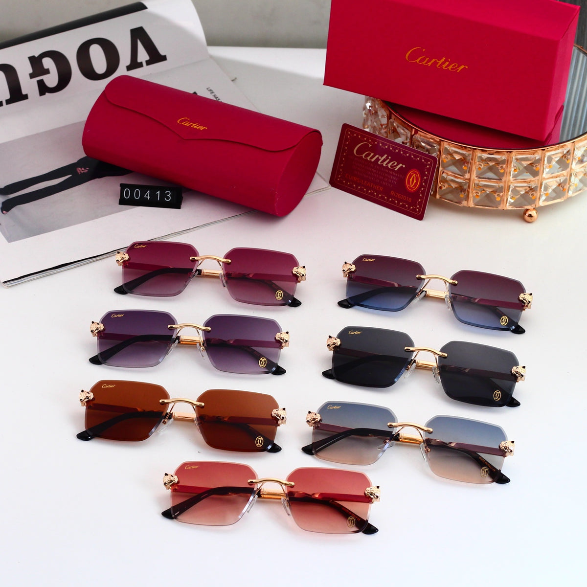 5 Colors Fashion Sunglasses 00413