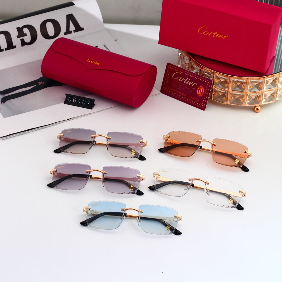 5 Colors Fashion Sunglasses 00407