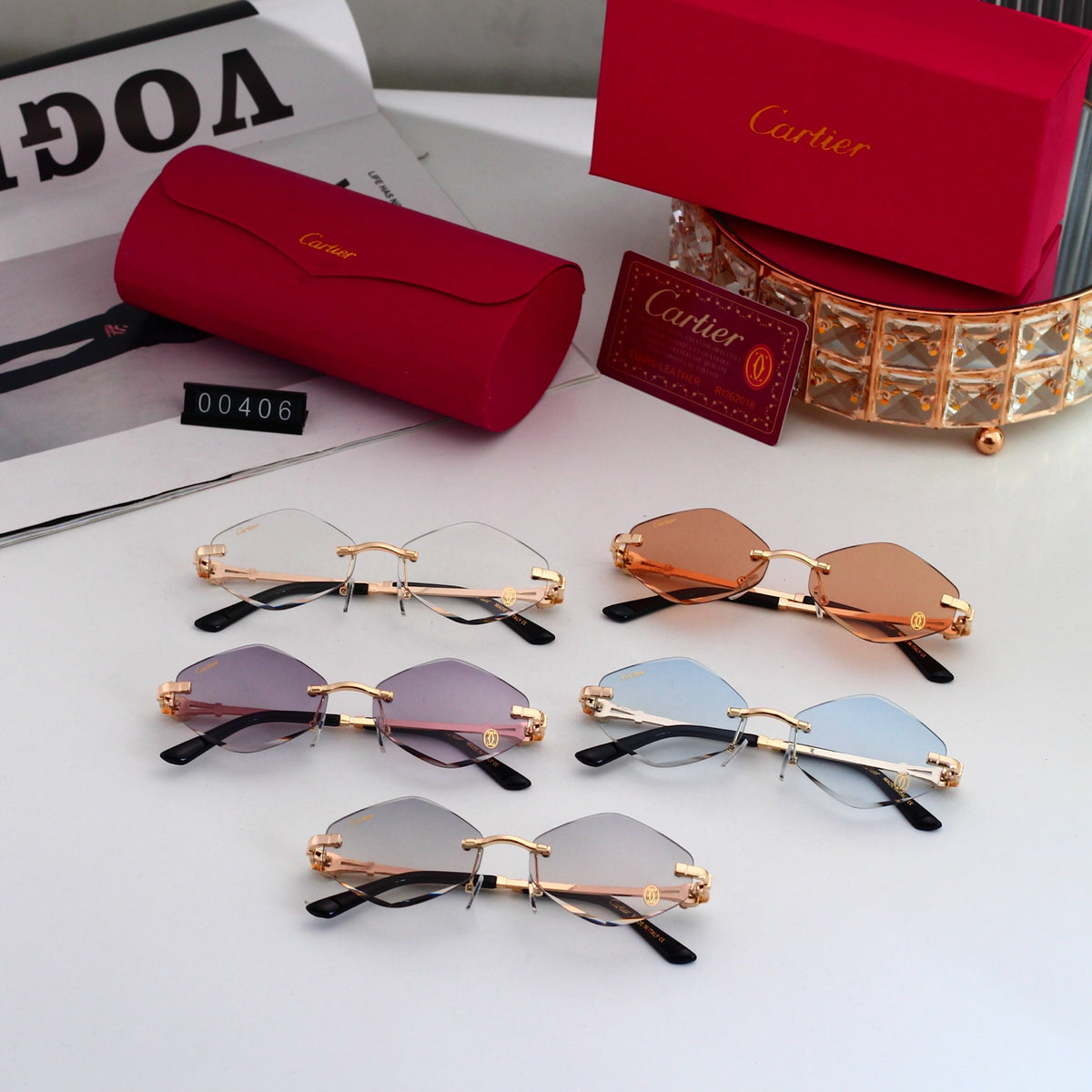 5 Colors Fashion Sunglasses 00406