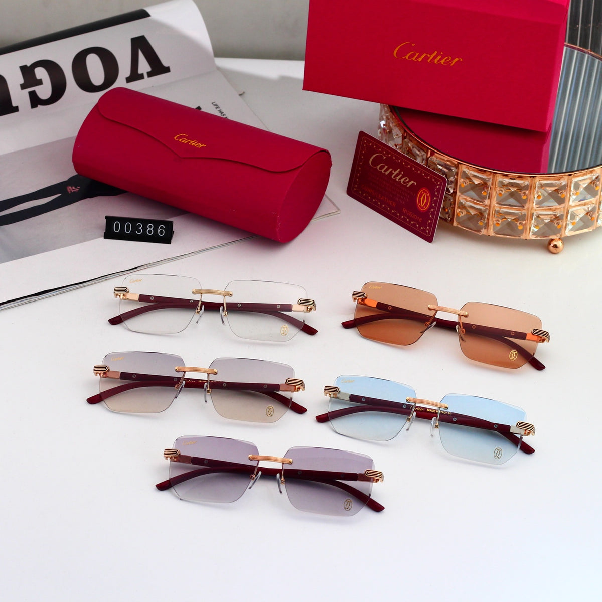 5 Colors Fashion Sunglasses 00386