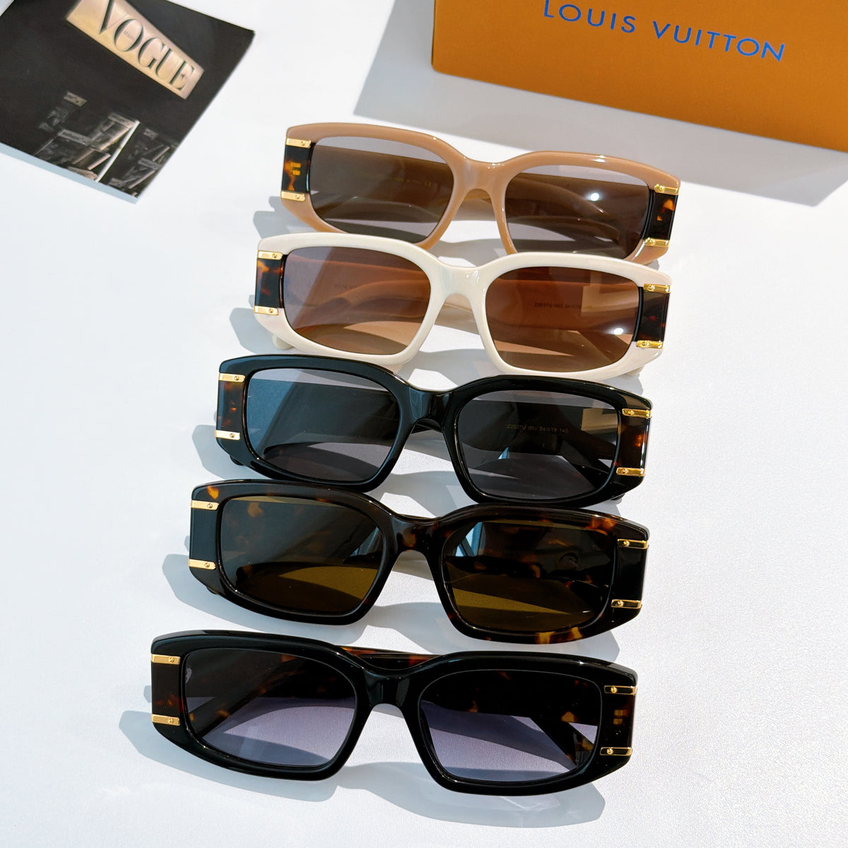 High-quality 5-color stylish square sunglasses