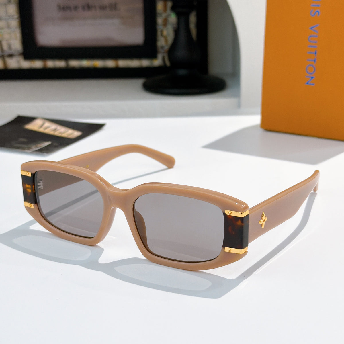 High-quality 5-color stylish square sunglasses
