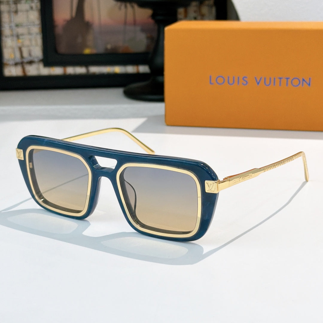 High-quality 6-color stylish square sunglasses