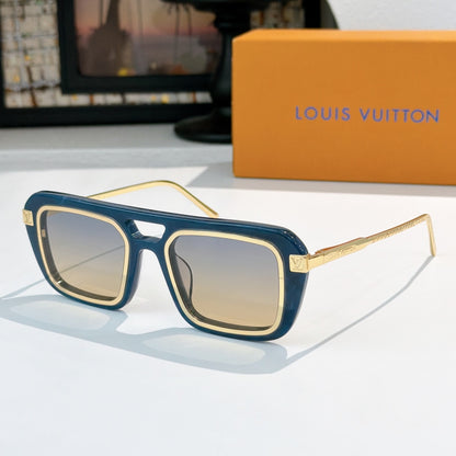 High-quality 6-color stylish square sunglasses