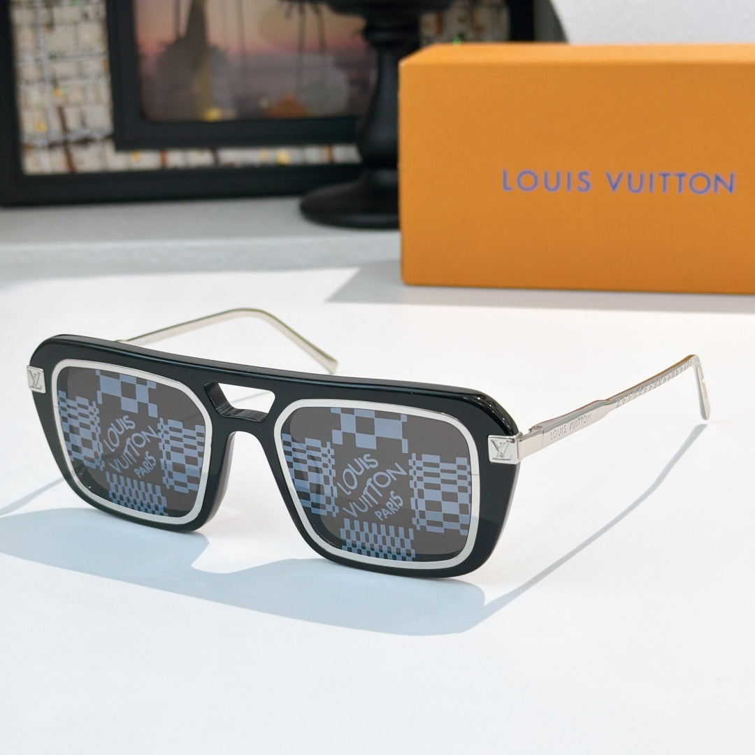 High-quality 6-color stylish square sunglasses