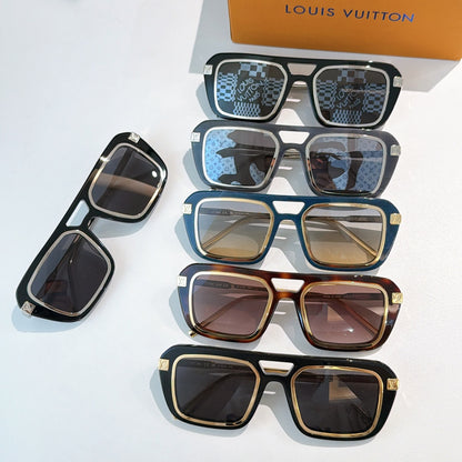 High-quality 6-color stylish square sunglasses