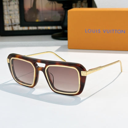 High-quality 6-color stylish square sunglasses