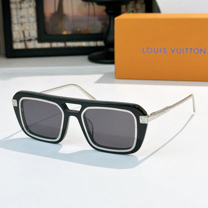 High-quality 6-color stylish square sunglasses