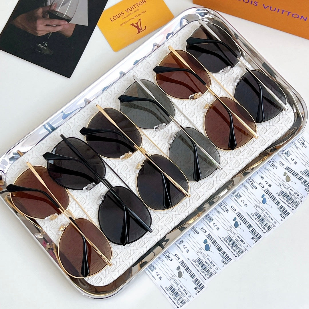 High-quality 6-color stylish round sunglasses