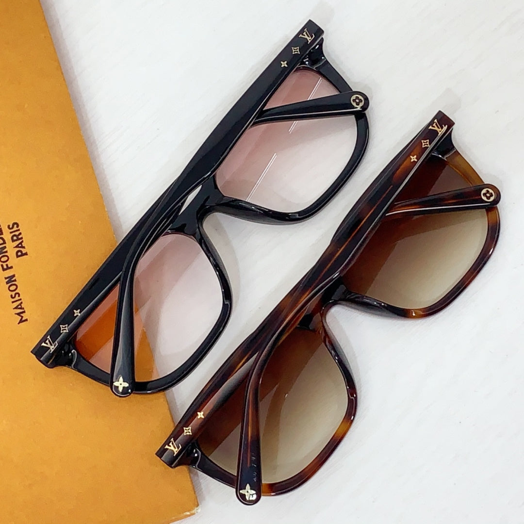 High-quality 6-color stylish square sunglasses