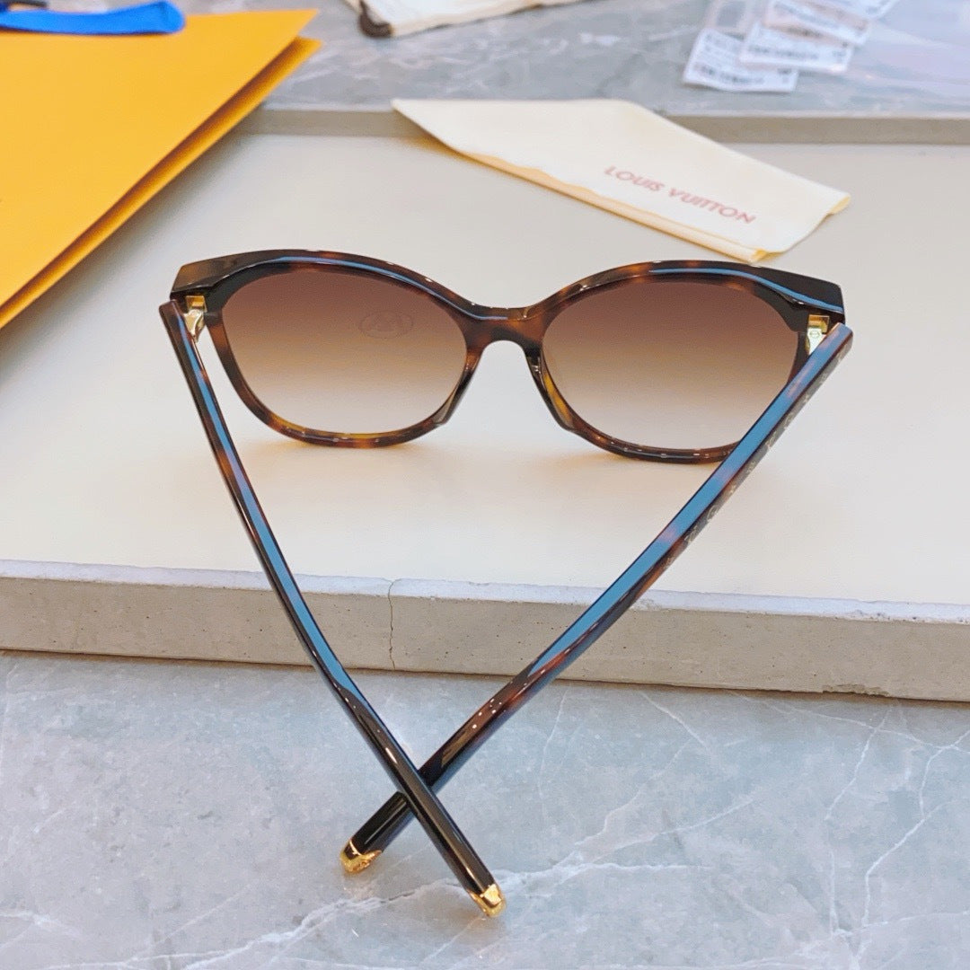 High-quality 4-color stylish round sunglasses