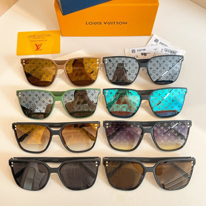 High-quality 8-color stylish square sunglasses