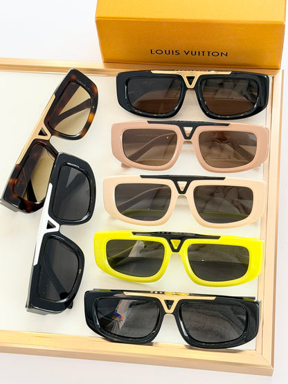 High-quality 7-color stylish square sunglasses
