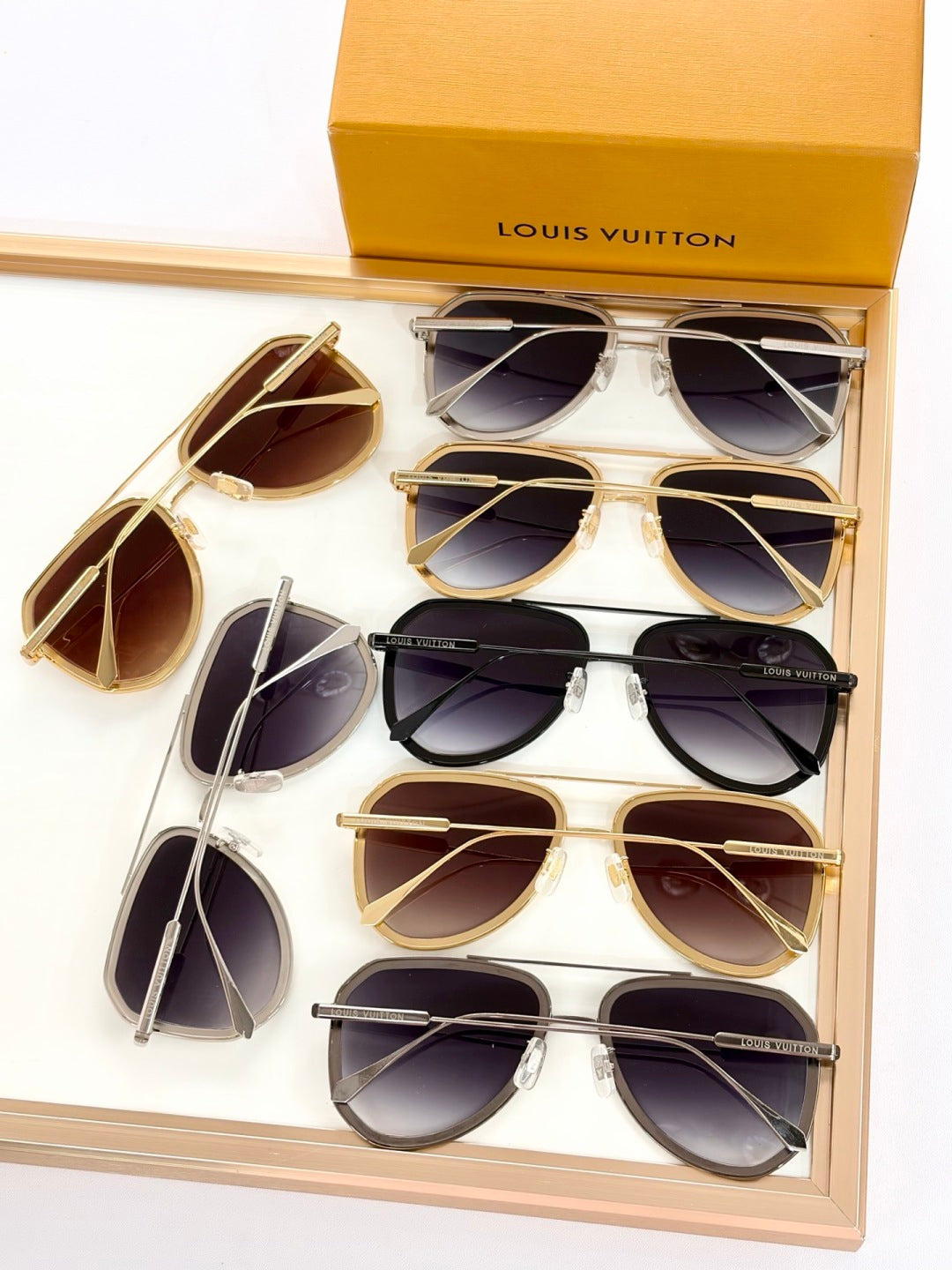 High-quality 7-color stylish round sunglasses