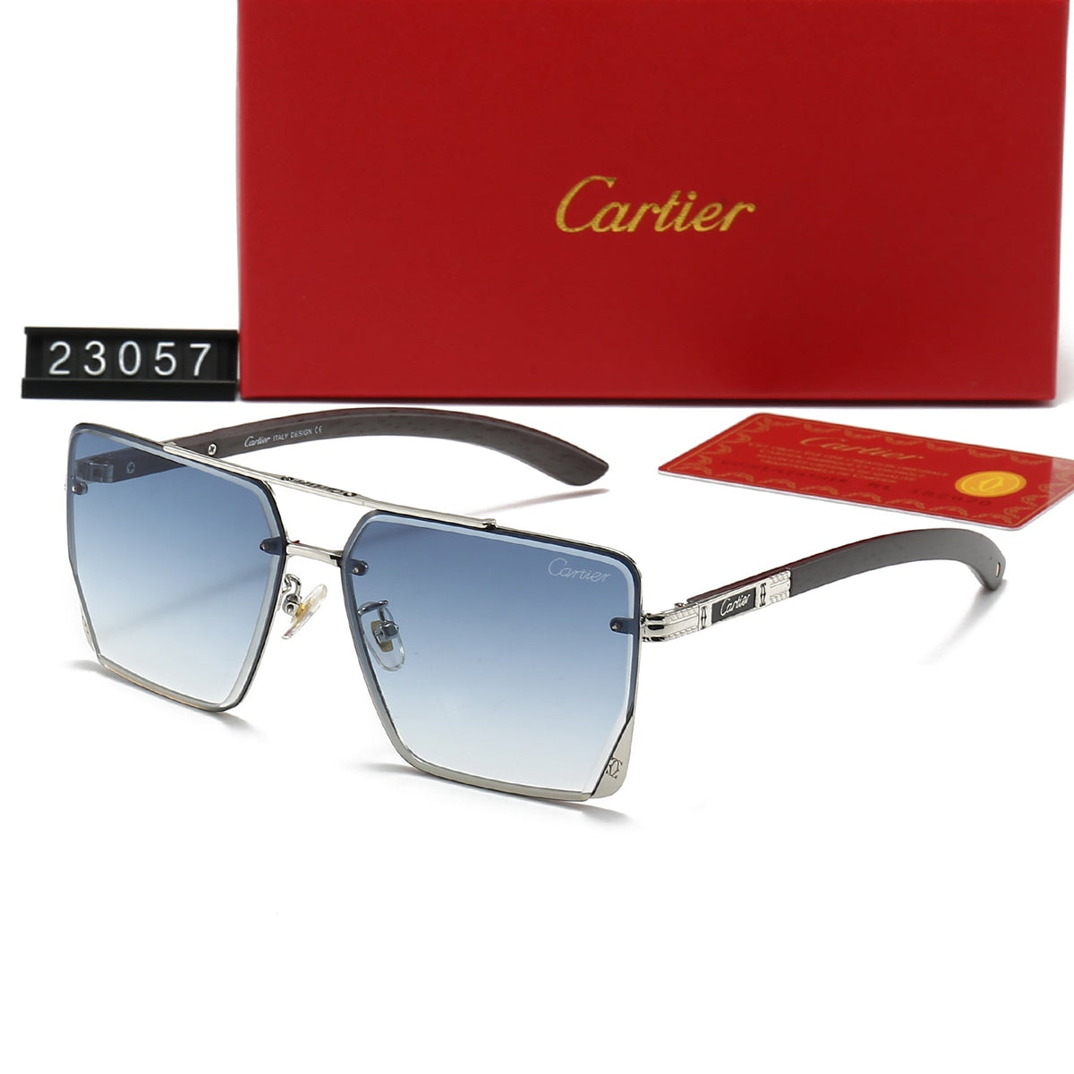 7 Colors Square Fashion Sunglasses—23057