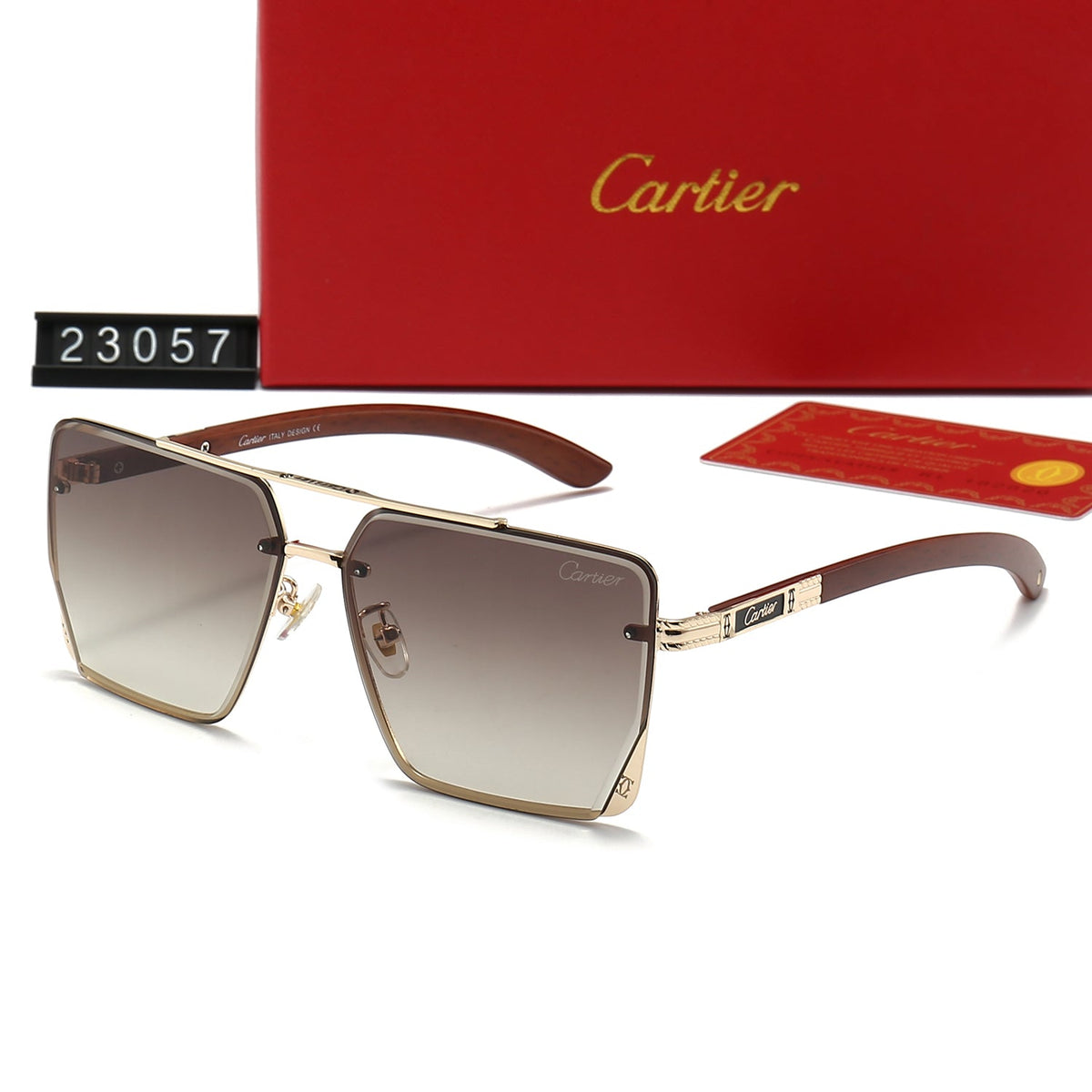 7 Colors Square Fashion Sunglasses—23057